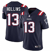 Men & Women & Youth New England Patriots #13 Mack Hollins Navy 2025 Vapor Limited Stitched Jersey,baseball caps,new era cap wholesale,wholesale hats